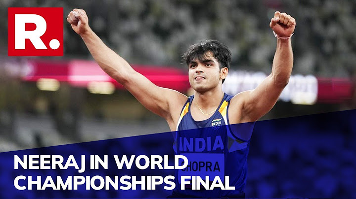 World Championships: Neeraj Chopra Qualifies For Final With 88.39m Javelin Throw In First Attempt