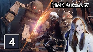 SUICIDAL ROBOTS! | Nier Automata Gameplay Walkthrough Part 4