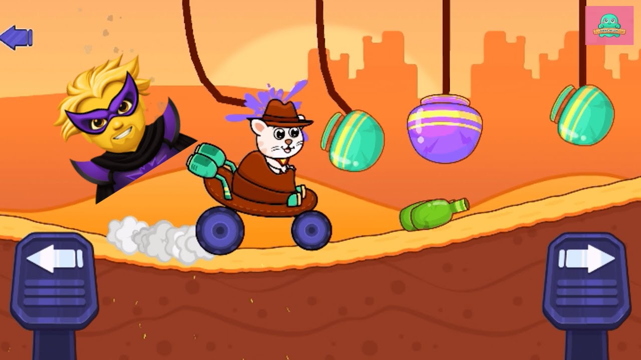 Cute Cat Car Racing Game | Fun Kids Cartoon Racing - YouTube