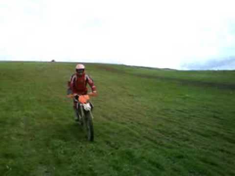 Jim going up the "widow maker"