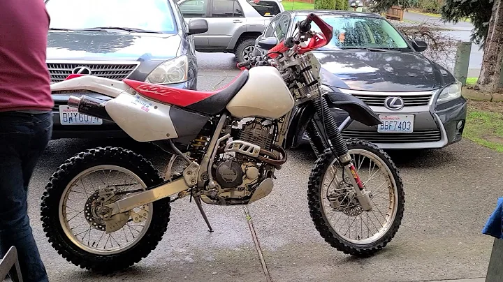 Honda Xr400r Cold start first kick