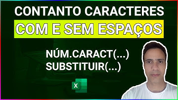 Contagem de Caracteres com e sem espaço