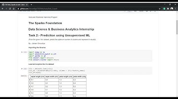 TSF Data Science & Business Analytics Internship Task 2