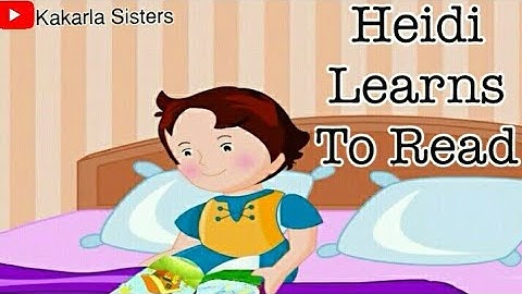 L - 6. Heidi Learns to Read / CBSE - Class V / Grade V / Heidi Learns to Read