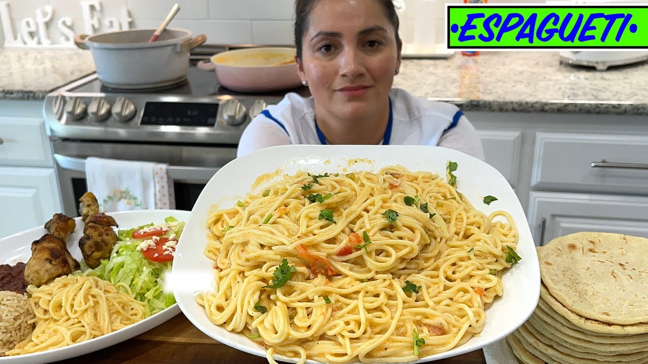 Espagueti blanco con crema - 😍🍽👌**Haz Feliz a Tu Estómago**