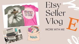 Work With Me Etsy Seller Vlog