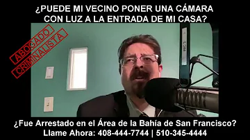 ¿Puede un vecino apuntar una cámara a mi casa?