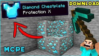 Minecraft pe Diamonds Drop op Items Mod ! MCPE Diamonds Drop op Items ! Download !