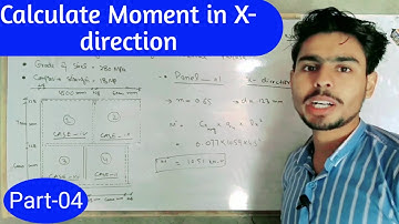 Two way Concrete Slab Design | Part- 04 Design of slab | Calculate moment in X-direction