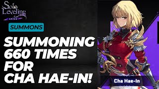 [Solo Leveling: Arise] 600+ Summons for Cha Hae-In!