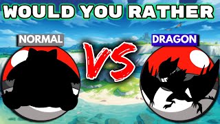 Would You Rather To Decide Our Pokemon Teams... Then We FIGHT!