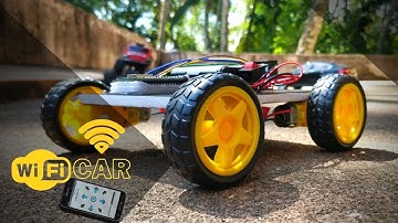 How to make a Smartphone controlled RC Car | Wi-Fi Car | NodeMCU