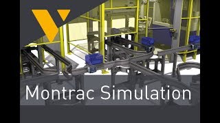 Montrac-Simulation via Visual Components