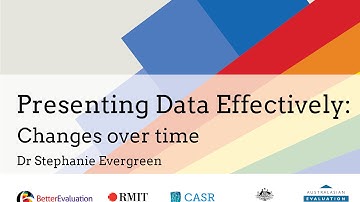 Presenting data effectively: changes over time