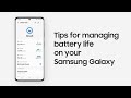 Tips for extending battery life | Samsung
