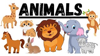Animals | Learn 10+ Animals Name in English | Animals Vocabulary #animals #animalsname