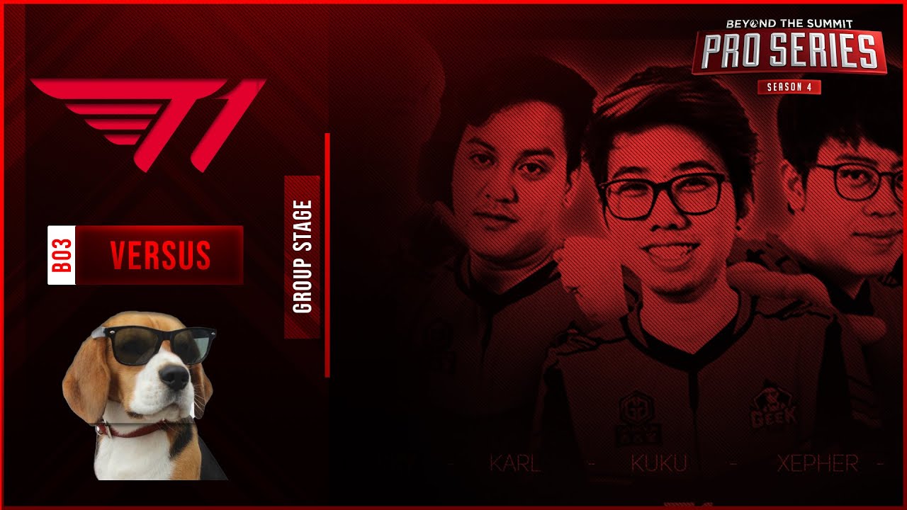 T1 vs Team Dog Game 1 (BO3) | BTS Pro Series Season 4 Online: SEA Playoffs
