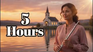 Heavenly Hymns 🙏 8 Hours of Christian Flute & Piano Prayer Music for Peace 🙏 No Ads