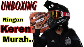 HELM CROSS JPX FOX 1 BLACK DOFT #REVIEW #UNBOXING #HELMET #JPXINDONESIA