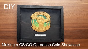 DIY CS GO Coin Showcase