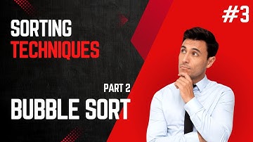 3: Bubble Sort Part 2 #datastructures  #sorting