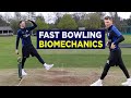 Fast bowling biomechanics cricket how to bowl fast  prevent injury with correct technique