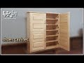 making a shoe rack- raised door panel [woodworking]