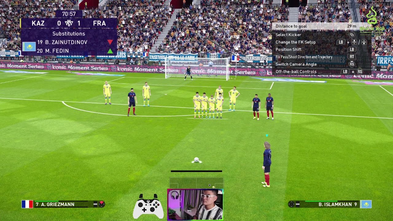 PES 2021- FREE GOAL  Kazakhstan vs France | All Goals&Highlight | Gameplay PC