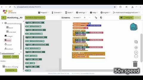 how to create a water monitoring application in MIT APP INVENTOR 💭