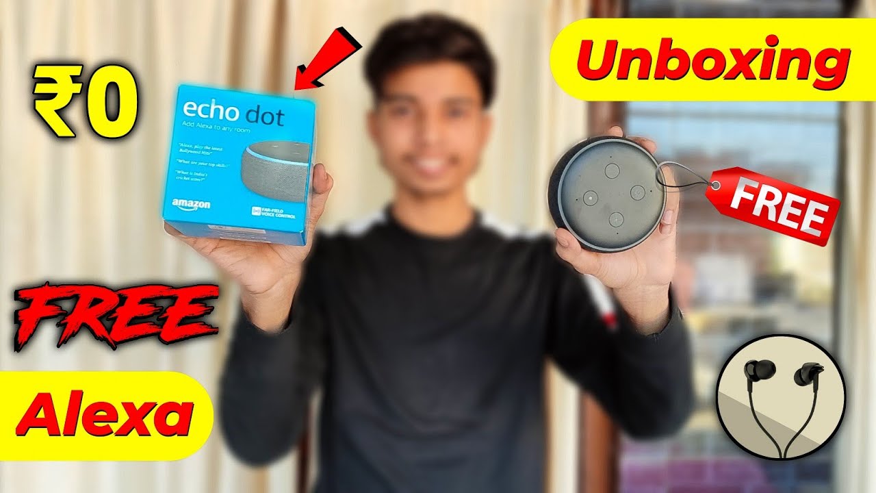 Received Free Amazon Echo Dot 3rd Gen From Smytten Free Products