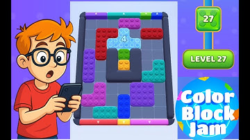 Color Block Jam Level 27 Solution Walkthrough