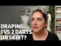 What are the pros and cons of having 1 vs 2 darts on skirts