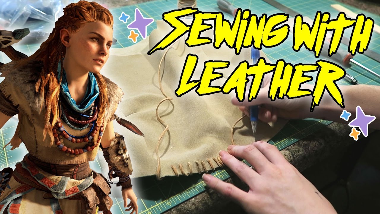 Sewing with Leather [Aloy from Horizon Zero Dawn]