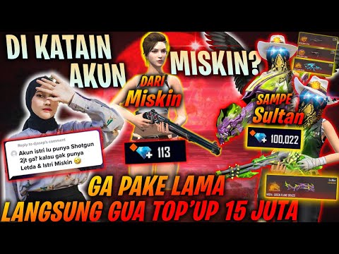 Akun Istri Gue Di Hina Bocil ! Tanpa Pikir Top Up 15Juta Borong Semuanya !! Auto Gue Kasih Paham !!!