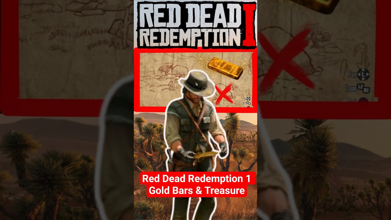 How to Find the FIRST Treasure Map in Red Dead Redemption 1 - New