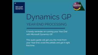Year End Process with Microsoft Dynamics GP