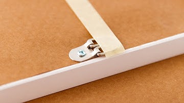 How To Hang Your Art With D-Rings