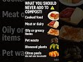 What You Should NEVER Add to Compost! ⚠️ #CompostingTips #GardeningShorts #AshuCreations414