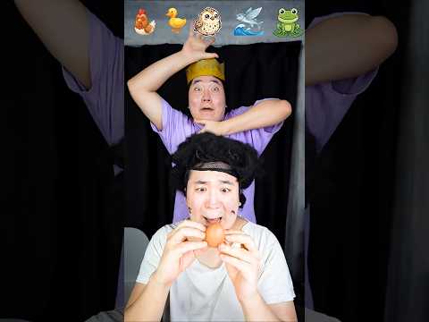 🐔🦆🥚🐟🐸 5 LEVELS EGG MUKBANG! King vs Beggar (Raja vs Pengemis)
