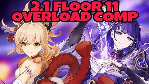 2.1 Yoimiya Raiden Shogun/Baal Overload comp Floor 11 Spiral Abyss | Genshin Impact