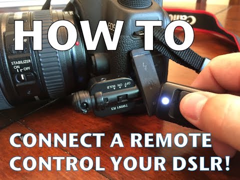 How to Setup a Remote Control on your DSLR - Canon 5D MkII