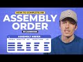 How to Complete an Assembly Order in Luminous