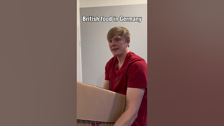 British food in Germany 🇩🇪🇬🇧