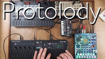 Protolody - Song-a-day 2024 -  SmplTrek Liven MEGA ELZ_1 play Volca Keys NTS1