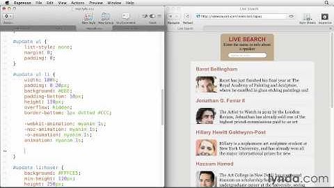 04 05 Добавление анимаций CSS3 (Lynda.com - js and AJAX)