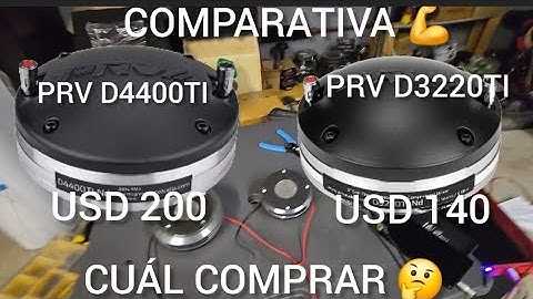 CUAL COMPRAR 👉 PRV AUDIO D3220TI ND VS PRV AUDIO D4400TI ND