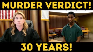 '' Teen Sentenced to 30 YEARS for Murder — Judge Shows No Mercy! '' l  JUDGE RAQUEL WEST l