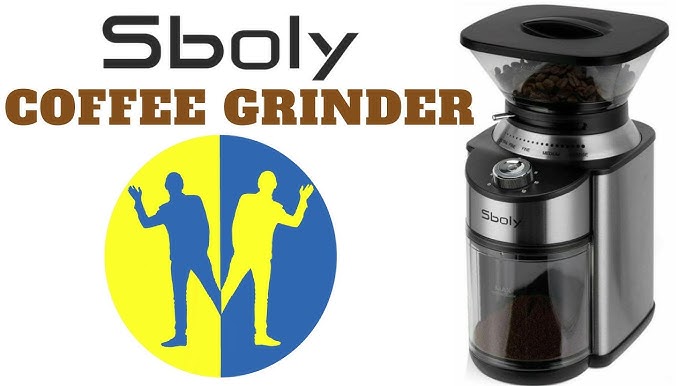 Sboly Coffee Grinder SYCG-801 unbox and review with a cup of cappuccino to  go with it :) 