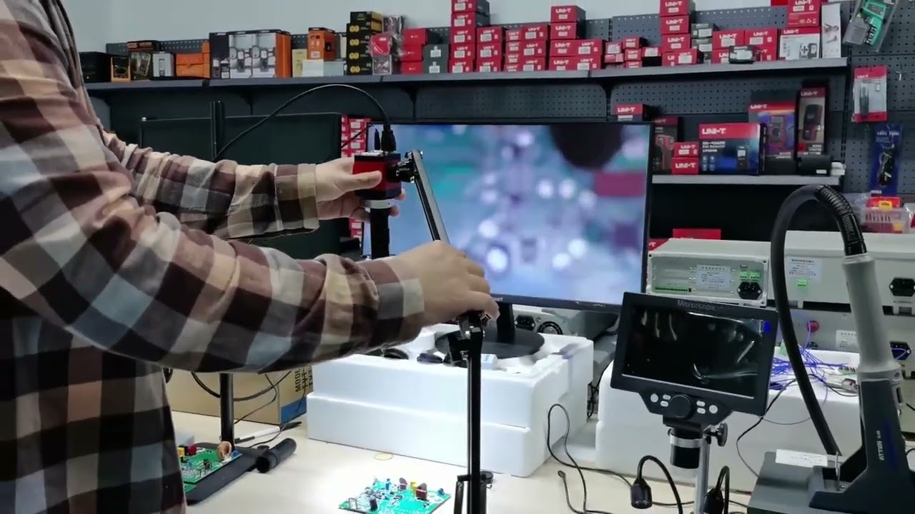 Digital Microscope 100cm Working Distance HDMI VGA 1080P Video