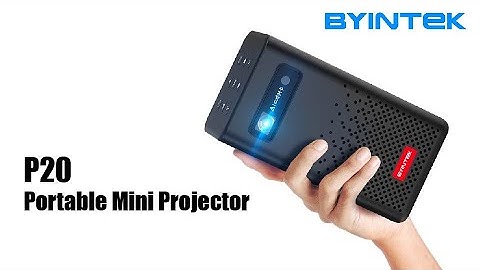 Byintek P20 Portable Re-chargeable Mini Projector
